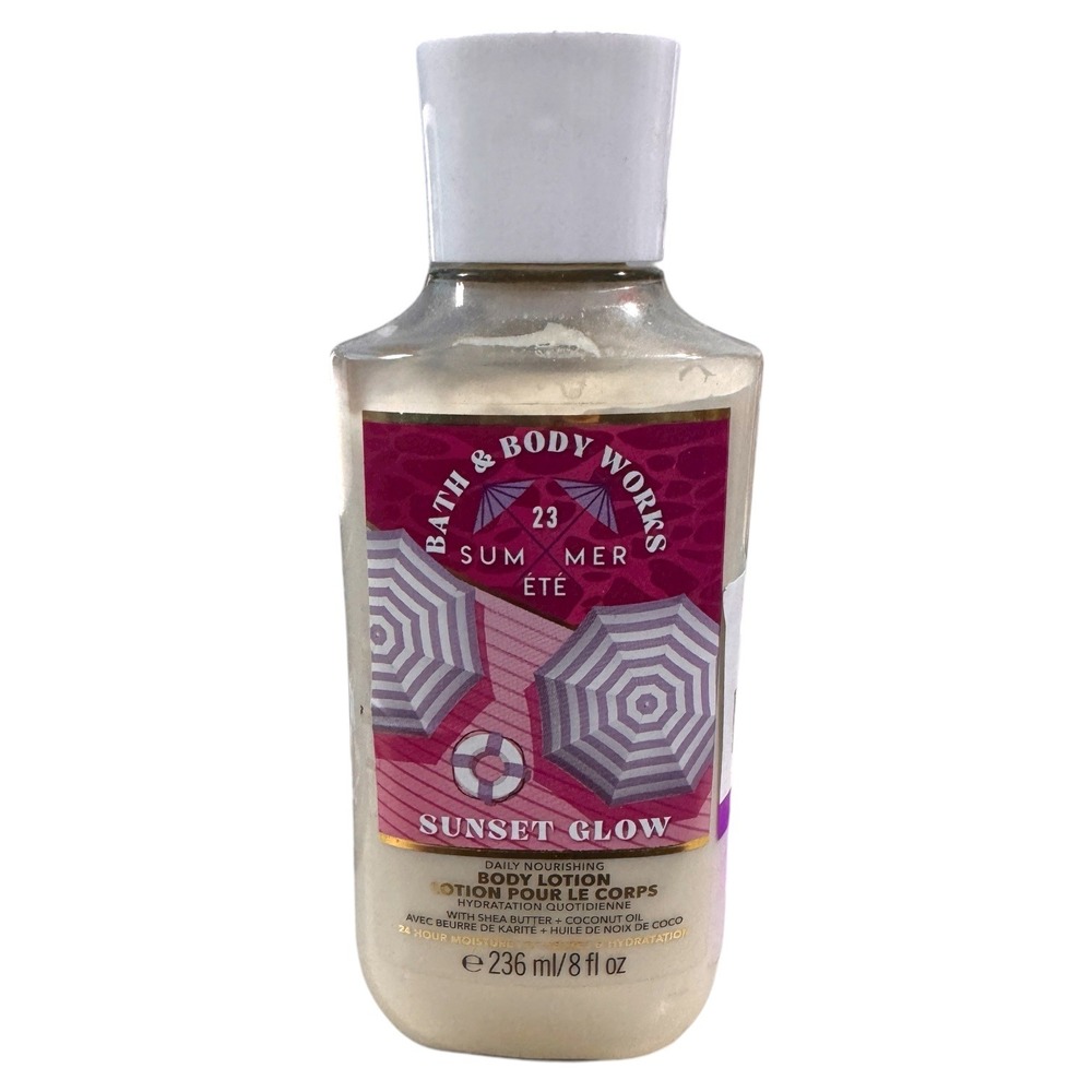 Bath & Body Works Sunset Glow Daily Nourishing‎ Body Lotion 8 fl oz Summer Ed.